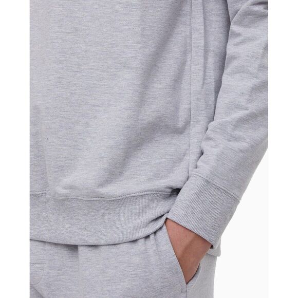 Calvin Klein Lounge NM2172050 Sweatshirt Men's Small Gray Cotton Pullover APP863 - Picture 5 of 9